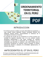 Ordenamiento Territorial. Peru
