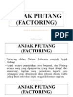 ANJAK PIUTANG (FACTORING) BANK & LEMBAGA KEUANGAN