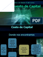 2019 Presupuesto de Capital 8 Costo de Capital