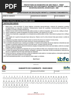 Professor De Educacao Infantil Pdf