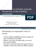 The Peer Review Process and The Scientists