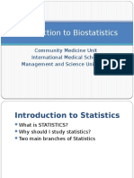 01 - Introduction To Biostatistics