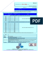 List Price Flexible Cables - Single Core: Product Code Conductor Area List Price Per 100 M Packing Rs. (SQMM)