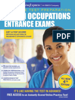 Health Occupations Entrance Exams 4th Edition PDF