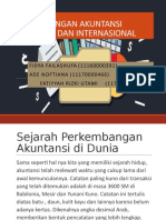 PERKEMBANGAN AKUNTANSI INDONESIA DAN INTERNASIONAL Kamis 18.30