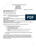 Educacion en Casa Ciencias y Tecnologia. Quimica 3o A, B, C, D