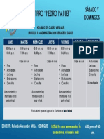 Horario Virtual SD PDF