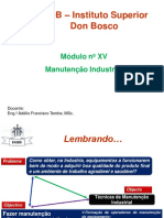 Modelos de Manutenção