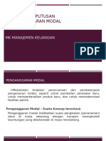 10 Capital Budgeting Dan Kriteria Keputusan Penganggaran