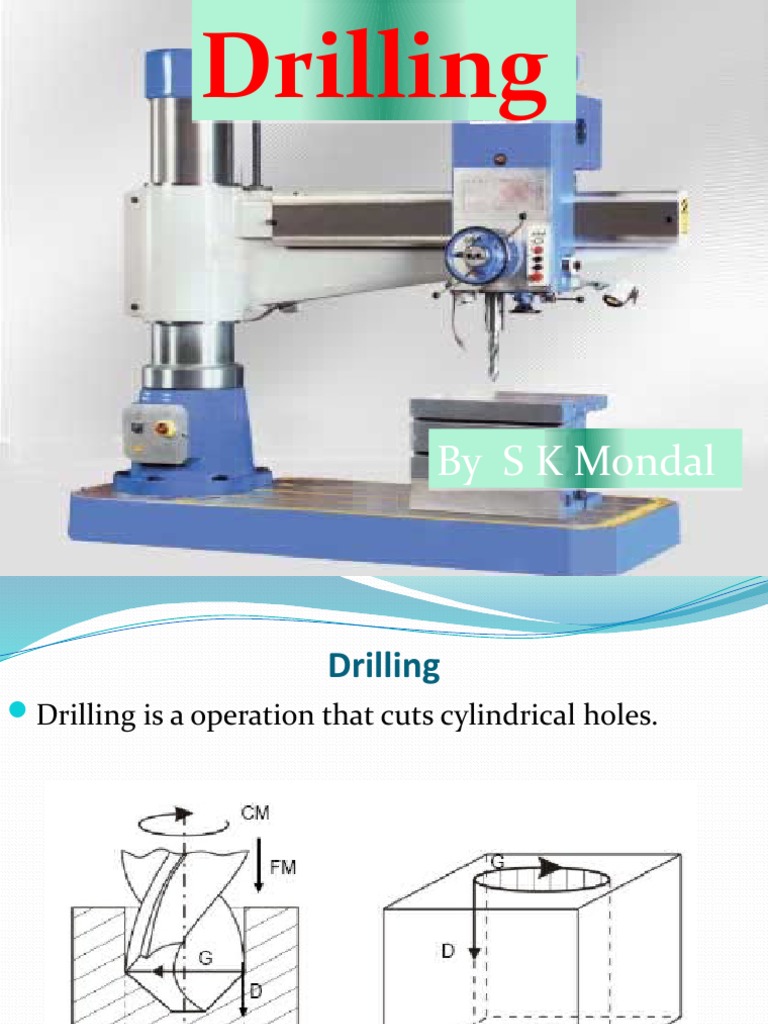 Types and Techniques of Drilling Operations | PDF | Drilling | Drill