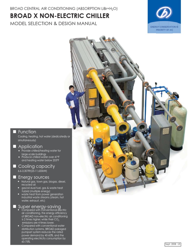 Broad X Chiller Model Selection Design Manual C | PDF | Air ...