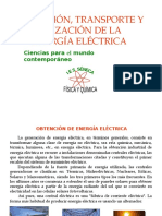 Generación, transporte y distribución eléctrica