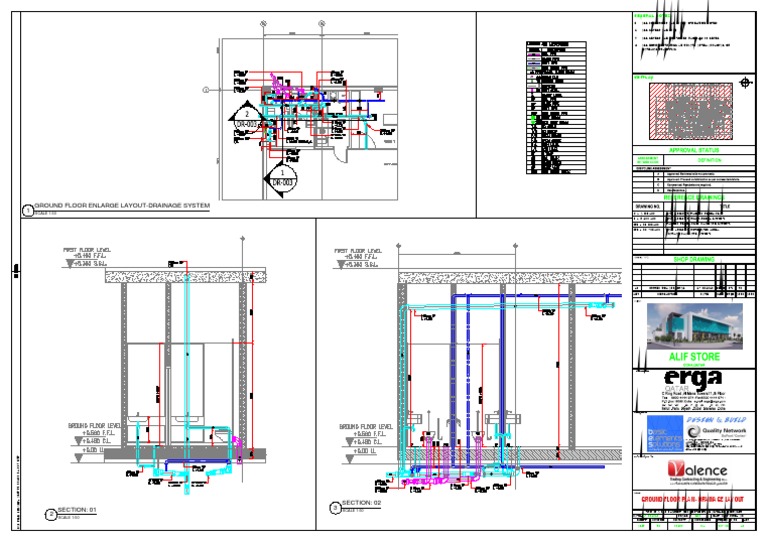 Ground Floor Drainage Layout Plan | PDF