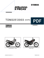 Catálogo de peças Yamaha TDM225