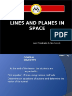 Math23_L4 Lines and Planes