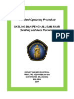 Standard Operating Procedure: Skeling Dan Penghalusan Akar