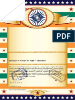 Disclosure To Promote The Right To Information: Mazdoor Kisan Shakti Sangathan