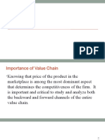 Importance of Value Chain