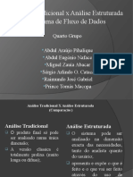 Análise Tradicional vs Estruturada e Diagrama de Fluxo de Dados