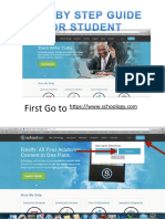 SCHOOLOGY Step by Step Guide For STUDENTS