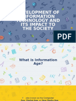 How the Information Age Developed and Impacted Society