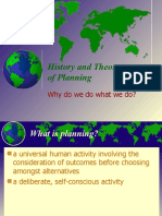 History and Theory of Planning: Whydowedowhatwedo?