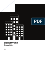 Blackberry Uem: Release Notes