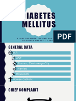 CABRAL Diabetes Mellitus Case Presentation or Discussion