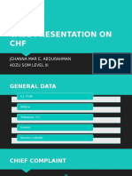 Case Presentation On CHF