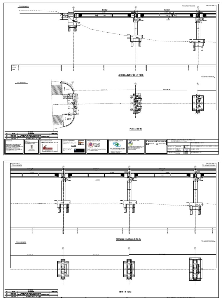 Major Bridge General Arrangement Drawing | PDF | Concrete | Building ...