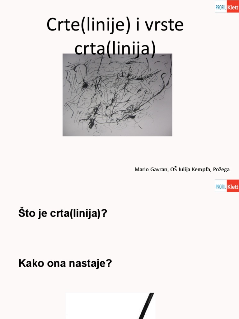 1.raz Vrste Crta | PDF