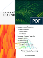Laws of Learning: Edward Thorndike