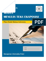 Modul Menulis Teks Eksposisi PDF