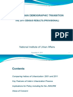 India Urban Demographic Transition - Census 2011 PDF