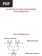 Combinational Logic Implementation Using Multiplexers