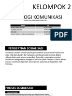 Komunikasi Sosial dan Agen Sosialisasi (40