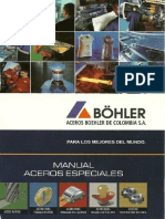 Manual de Aceros Especiales Boehler - Colombia