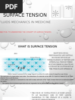 PHYSICS Surface - Tension