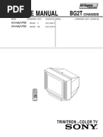 Service Manual: Trinitron Color TV