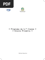 Programa da 1ªclasse