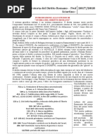 Appunti Storia del diritto romano - Prof Sciortino - A.A. 2017_2018