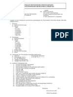 Formulir Permohonan Perpanjangan Izin Penyimpanan Sementara Limbah b3