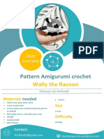 Wally - The - Racoon - 2019 - EN Crochet Pattern