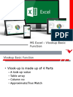 MS Excel - Vlookup Basic Function