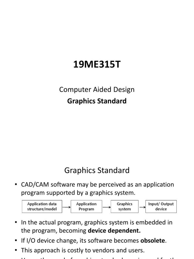 Computer Aided Design Graphics Standard PDF Computer Program