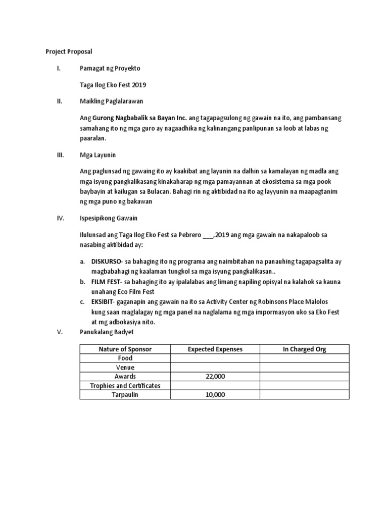 Project Proposal | PDF
