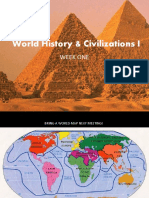World History & Civilizations I: Week One