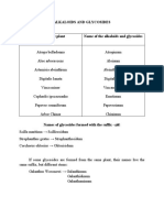 Alkaloids and Glycosides