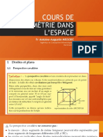 Cours de Géométrie Dans L'espace