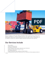 Clearing & Forwarding: Our Services Include